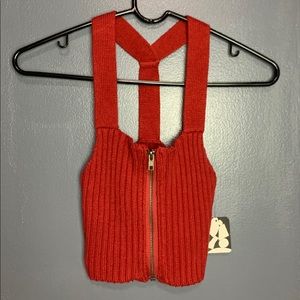 NEW cropped ribbed sweater